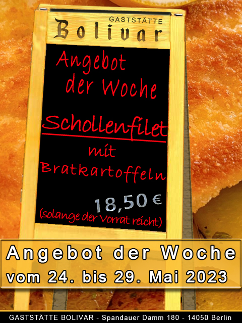 Angebot der Woche bis zum 29. Mai 2023