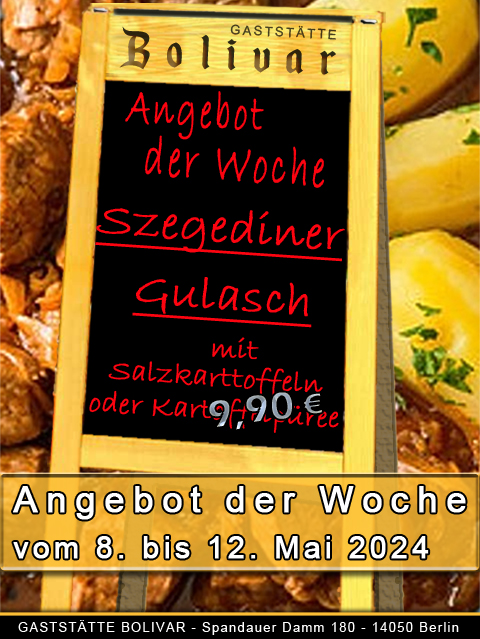 Angebot der Woche bis zum 12. Mai 2024