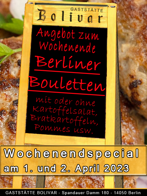 Wochenendspecial am 1. und 2. April 2023