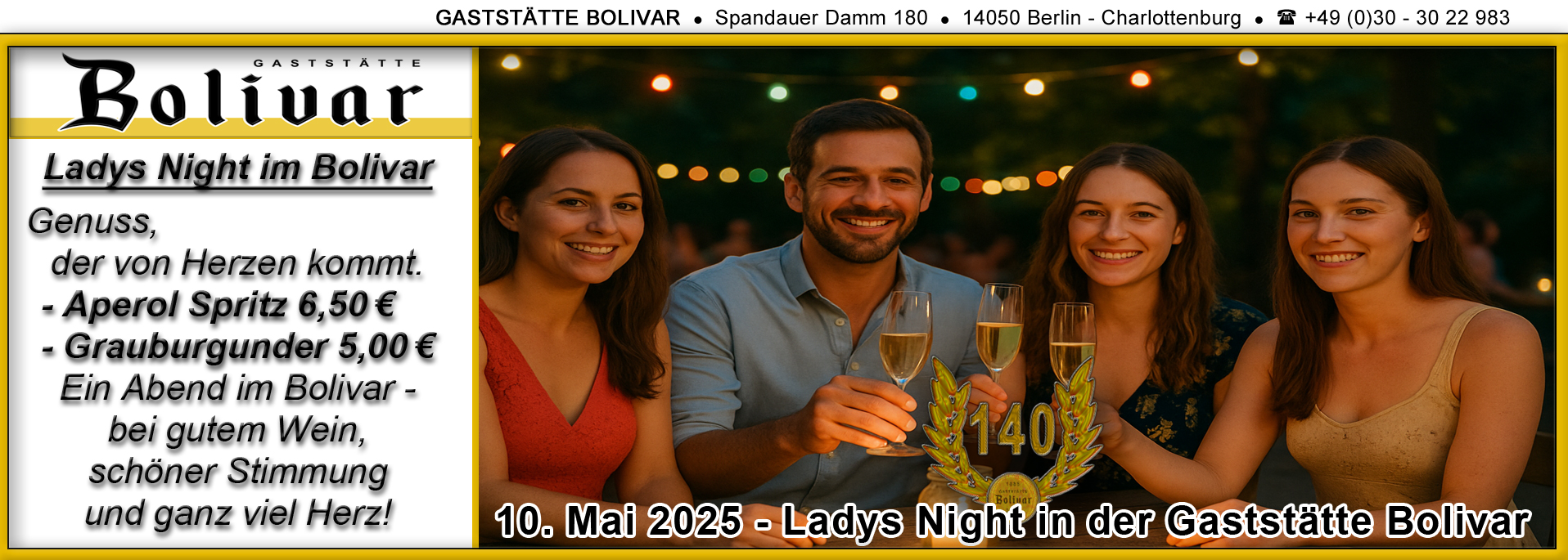 bolivar-berlin-charlottenburg-wilmersdorf-neu-westend-single-biker-treff-super-angebot-muttertag-ladys-night-mai-2025